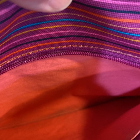 FOSSIL STRIPED SHOULDER BAG - Picture 7 of 8